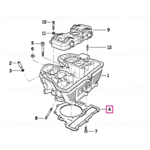 Garnitura chiulasă - BMW Motorrad Preț redus