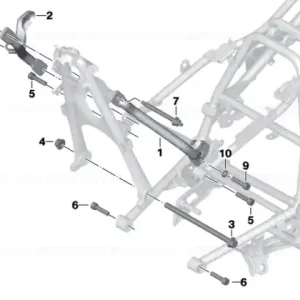 Surub ISA M10X40-8.8-MK Retur ușor