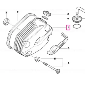 Capac chiulasa (st.) - BMW Motorrad Reducere extra