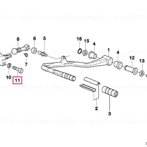 Șurub cap cilindric M6X35 - BMW Motorrad Discount