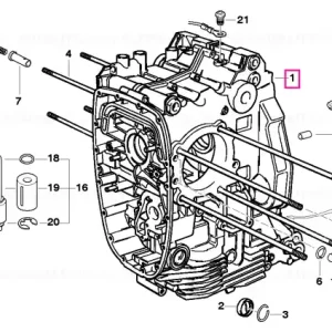 Carcasă motor, negru - BMW Motorrad Preț promoțional