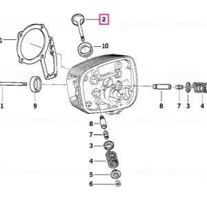 Exhaust valve D=29/5 - BMW Motorrad Bestseller