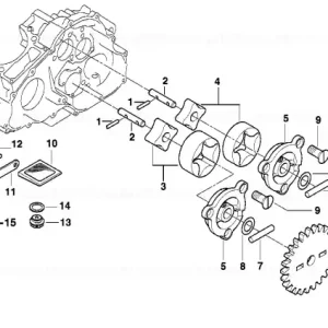 Roata pompa ulei 25 - BMW Motorrad Plată securizată