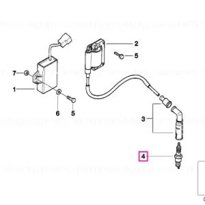 Bujie incandescenta 12 NGK D8EA - BMW Motorrad Cel mai vândut