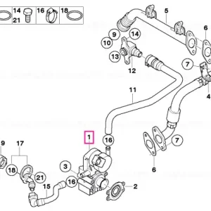 Valva EGR - BMW Chilipir