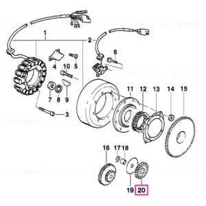Roată dințată Z=24 - BMW Motorrad Super ofertă