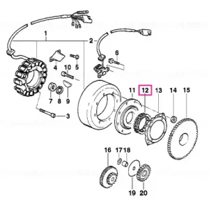 Roata dintata altern - BMW Motorrad Popular