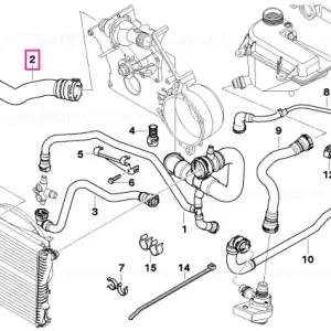 Vezi acum Furtun sistem racire - BMW