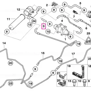 Furtun admisie combustibil L=70 - BMW Motorrad Popular