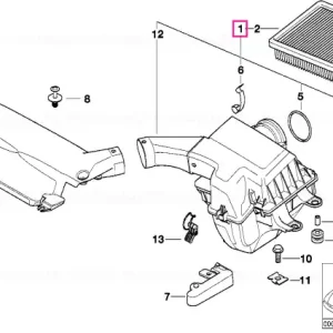 Amortizor intrare aer - BMW Reducere specială