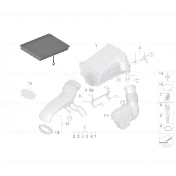 Preț promoțional Filtru aer - BMW