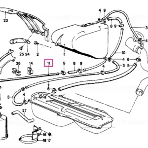Vent pipe 8X0,7X2985 - BMW Preț redus