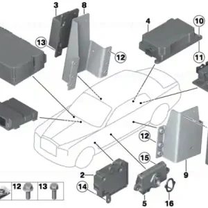 Șurub Torx M6X16MM ZNS3 - BMW Motorrad Expediere rapidă