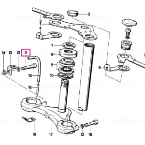 Retur ușor Şurub cap cilindric M10X50 - BMW Motorrad
