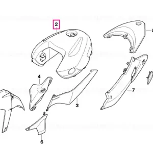 Fuel tank NIGHT-BLACK Ofertă de sezon