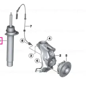 Vezi acum Spring strut, front - BMW