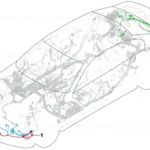 Wiring harness, front end - BMW Promoție