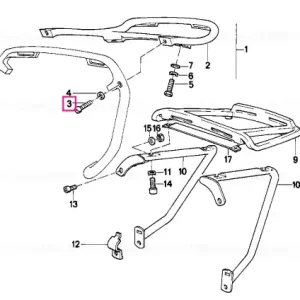 Șurub cap cilindric M6X20 - BMW Motorrad Doar azi