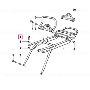 Şurub hex cu șaibă M8X25-Z1-ZNS - BMW Motorrad Ofertă exclusivă
