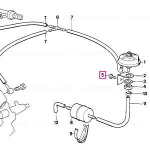 Retur ușor Şurub hexagonal M6X14 - BMW Motorrad