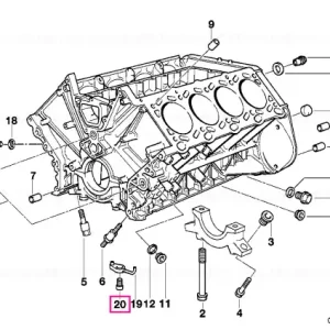 Reduceri Șurub cu cap cilindric M6X20 - BMW Motorrad