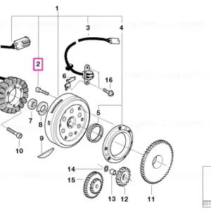 Cel mai bun preț Șurub cilindric M8X16-12.9 - BMW Motorrad