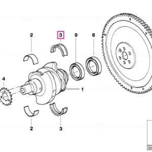 Guide-bearing shell yellow Cel mai vândut