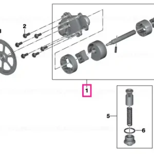 Set, oil pump - BMW Motorrad Doar azi