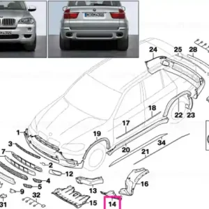 Adaptor față, stânga M - BMW Cel mai vândut