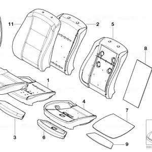 Vezi acum Husă scaun pânză ANTHRAZIT - BMW