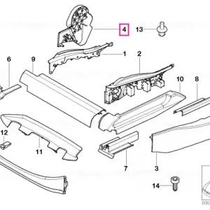 Acoperire interior dreapta CREAMBEIGE - BMW Ultima șansă
