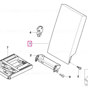 Vezi acum Braţ de sprijin piele, SCHWARZ - BMW
