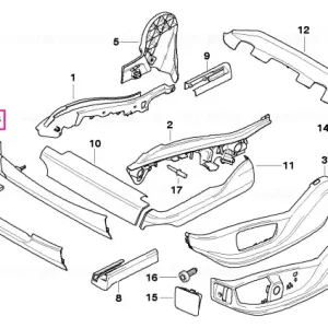 Acoperire față dreapta BEIGE - BMW Reducere de preț