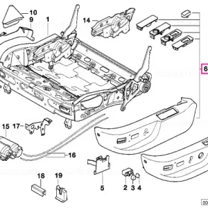 Acoperire exterioara dreapta PAST.GRUEN - BMW Doar azi