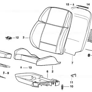 Vezi acum Tapițerie sprijin coapsă - BMW
