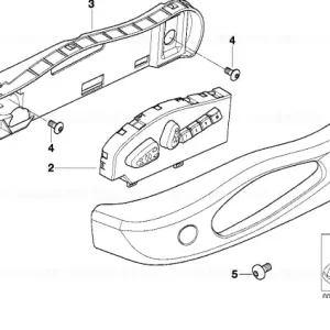 Acoperitoare exterior stânga SCHWARZ - BMW Ultima șansă