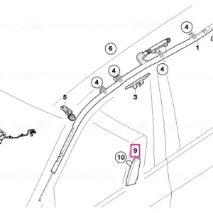 Airbag lateral scaun dreapta - BMW Transport gratuit