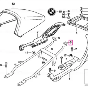 Ieftin Soclu cauciuc stâng - BMW Motorrad
