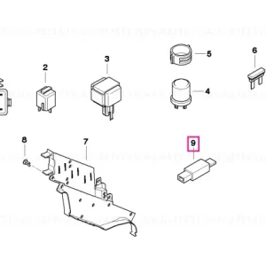 Retur ușor Diodă gri BYV27-200 - BMW Motorrad
