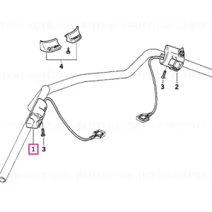 Transport gratuit Comutator combinat parbriz stânga - BMW Motorrad