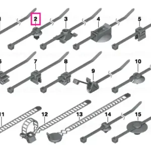 Vezi acum Bandă cablu cu suport Ø=6,9/L=150 Ø=6,9 / L=150 - BMW