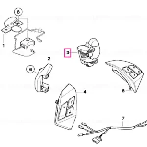 Vezi acum Pară schimbător viteze tip basculă dreapta - BMW