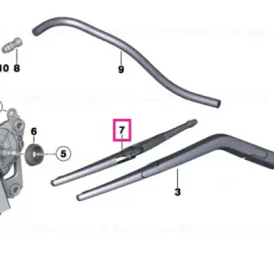 Vezi acum Lamela stergator luneta - Mini Clubman R55