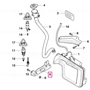 Vezi acum Carcasă rezervor spălare - BMW