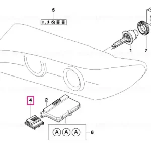 Unitate control lumini directionale stanga - BMW - Mini Nu rata