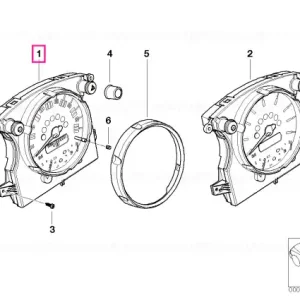Vitezometru tablou bord KM/H - BMW - Mini Noutate