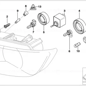 Adaptor bec H7 - BMW Transport gratuit
