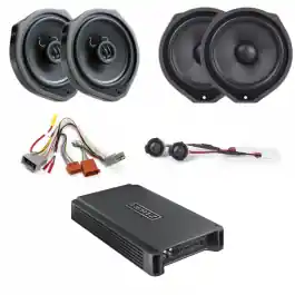 Calitate înaltă Pachet Sistem Audio Plug&Play Awave Dedicat Honda + Amplificator