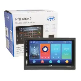 Plată sigură PNI A8040 cu Android 13, 2GB DDR3/ROM 32GB, 7 inch, CarPlay, Android Auto, 2 x USB, BT