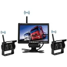 Kit Marsarier Wireless cu 2 Camere si Display de 7" 12V~24V Reduceri
